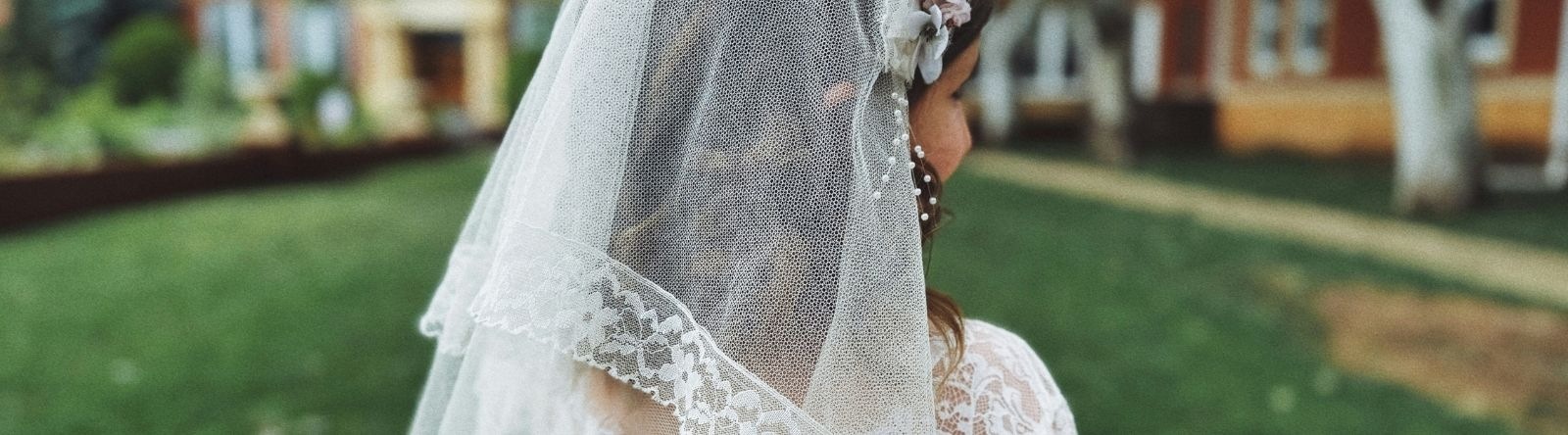 little girl in white dress for first communion