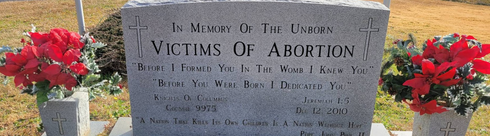 victims of abortion tombstone