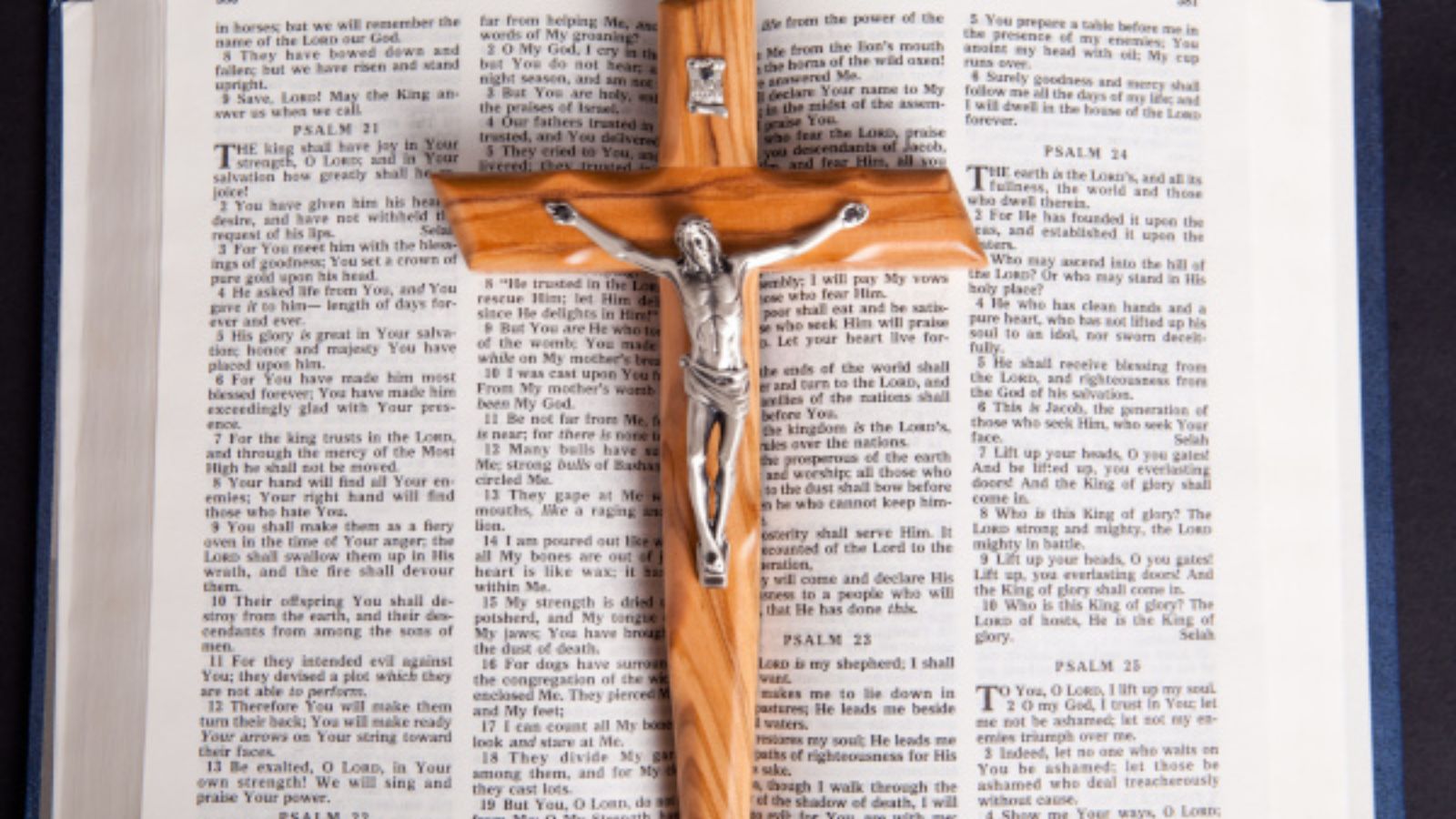 bible and crucifix