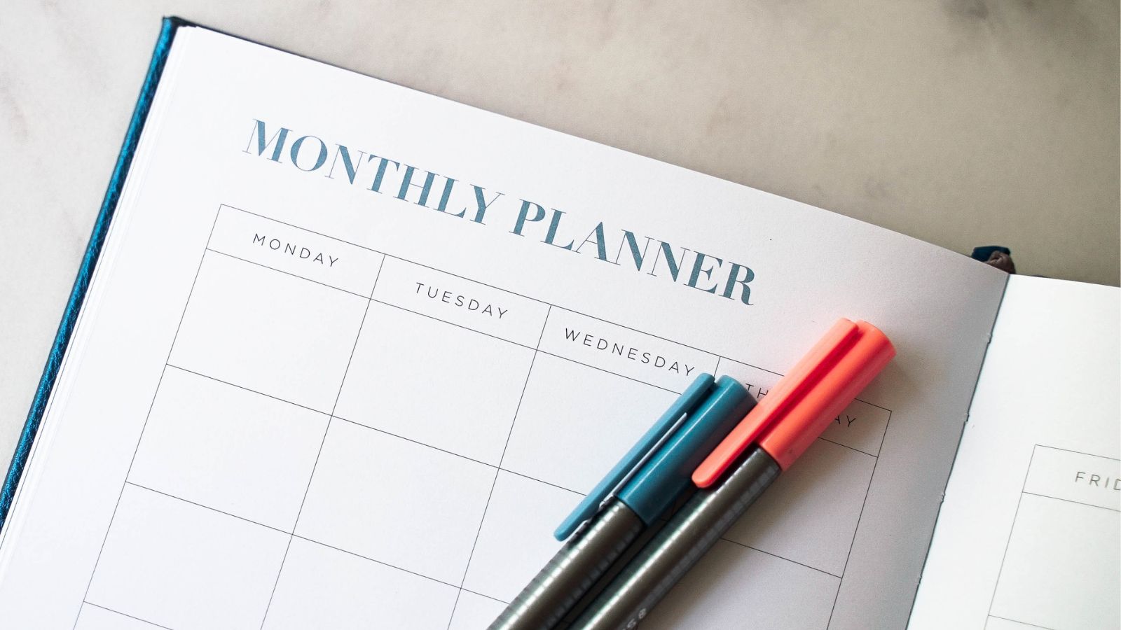 monthly planner
