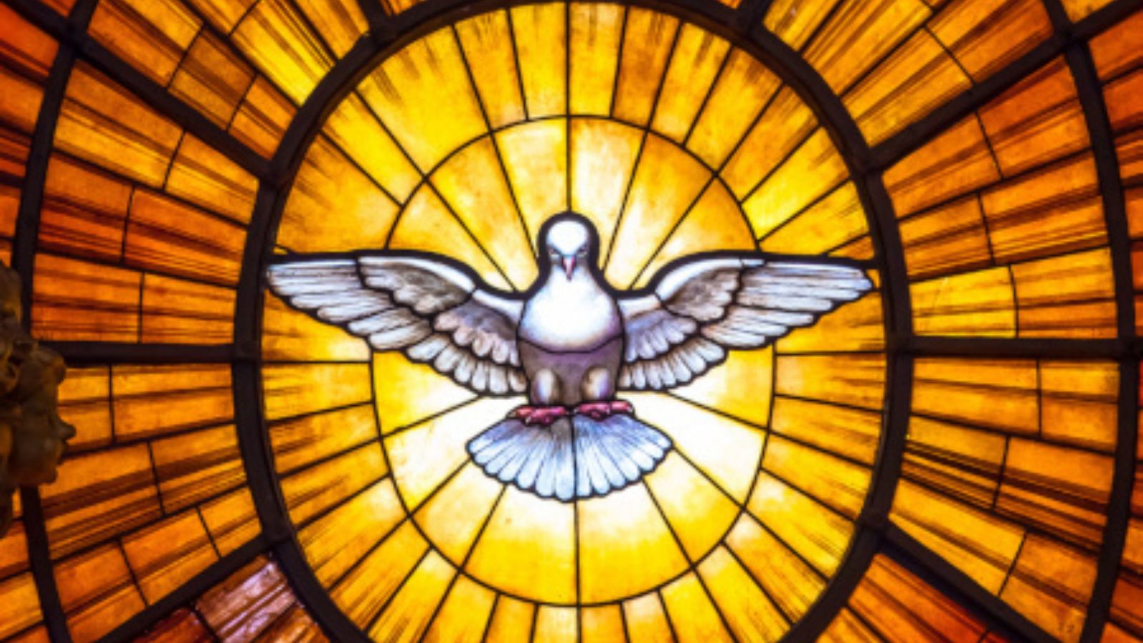 dove stained glass